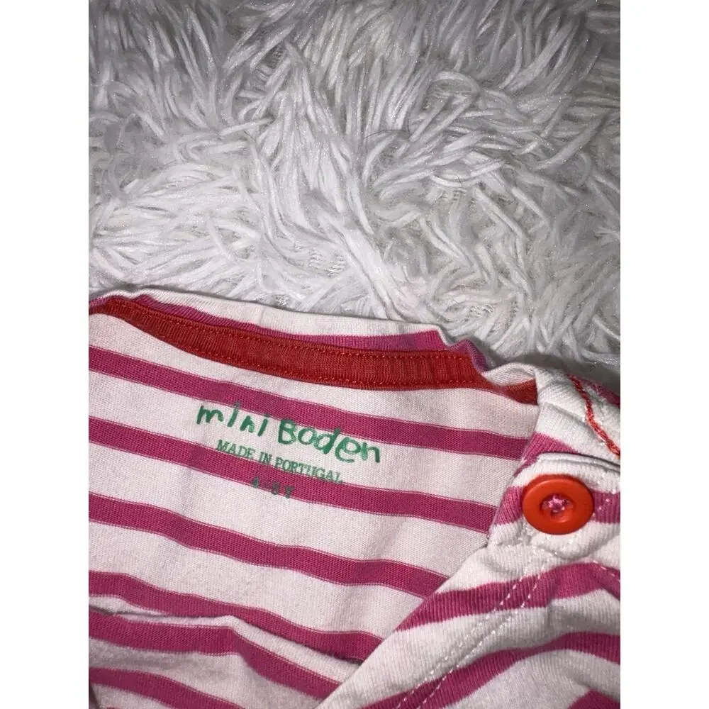 Mini Boden 4/5 Classic Dinosaur Design Dress. Cute **NT DESC**